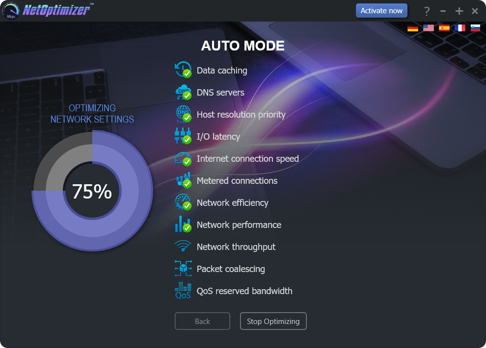 Scan your network settings